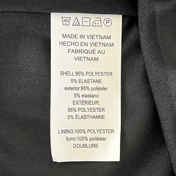 Michael Kors Womens Black Gray White Houndstooth Pencil Skirt XL Back Zip NWOT - Picture 5 of 13